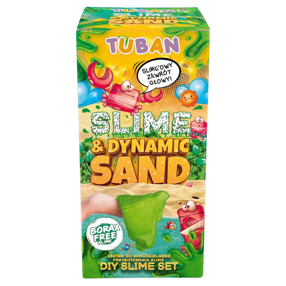 Tuban Slime and Dynamic Sand DIY Slime set