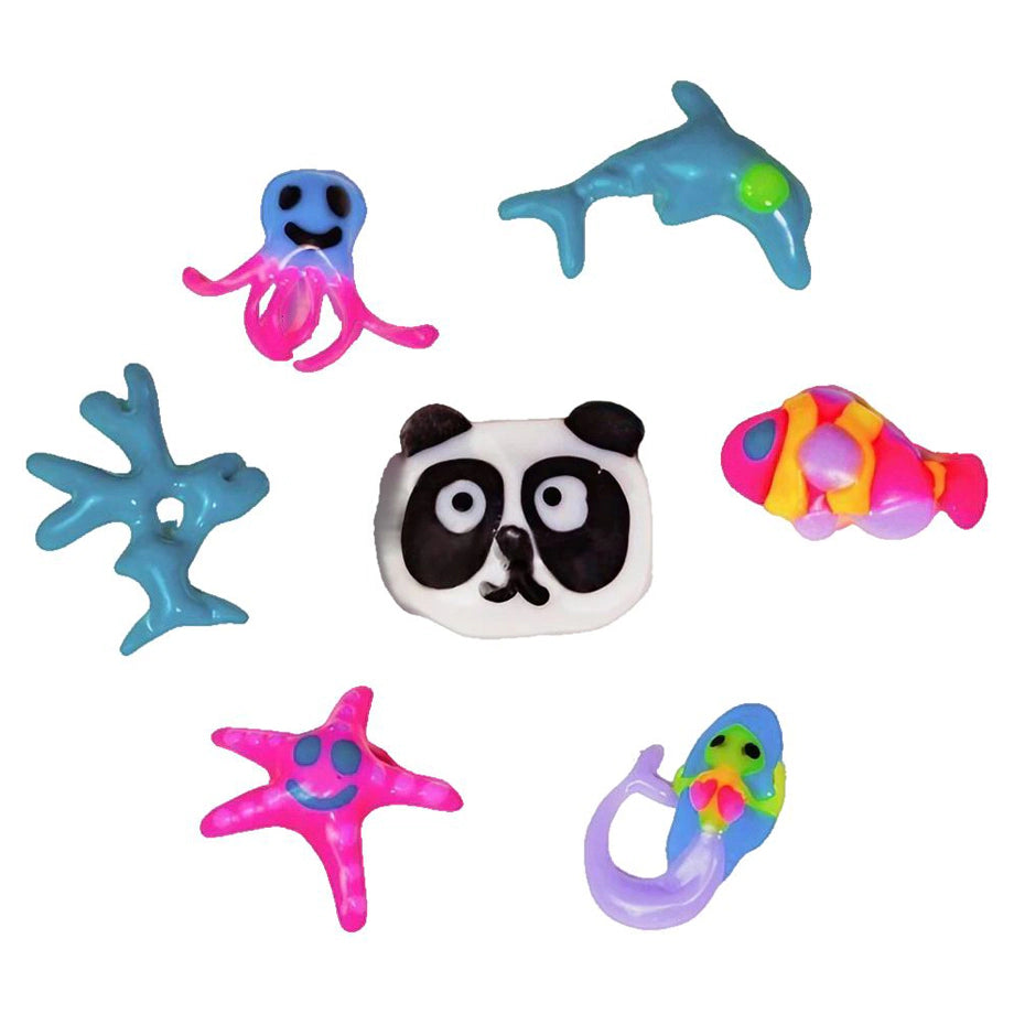 Tuban Tubi Jelly 3D Animals Activity Kit (6 colors)