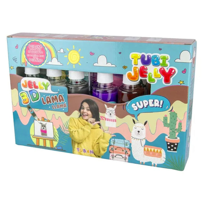 Tuban Tubi Jelly 3D Lama Llama Activity Kit (6 Colors)