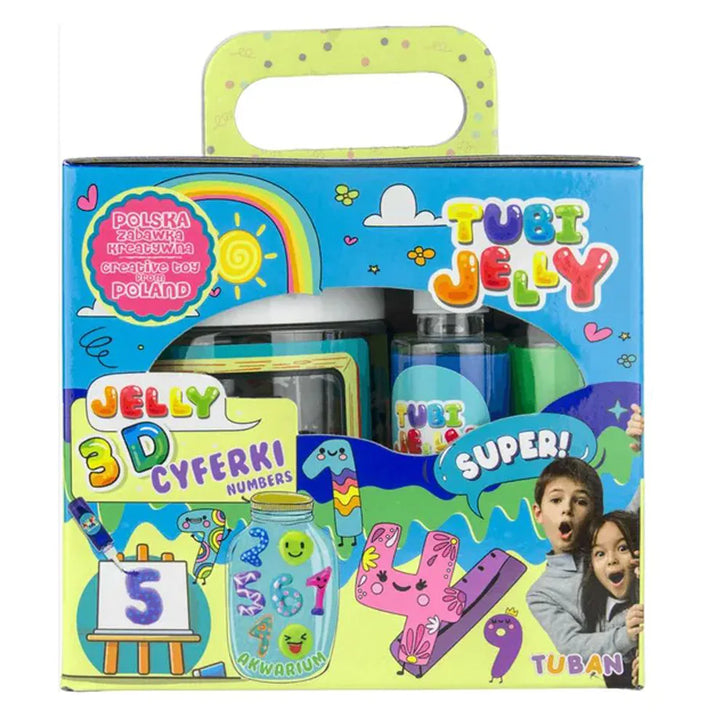 Tuban Tubi Jelly 3D Numbers Activity Kit (6 colors)