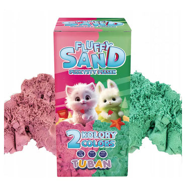 Tuban Fluffy Sand 2-Colors Set (Pink/Green)