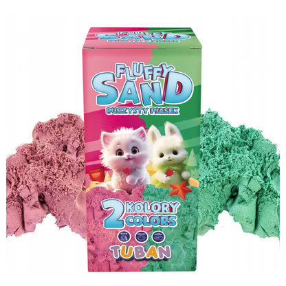 Tuban Fluffy Sand 2-Colors Set (Pink/Green)