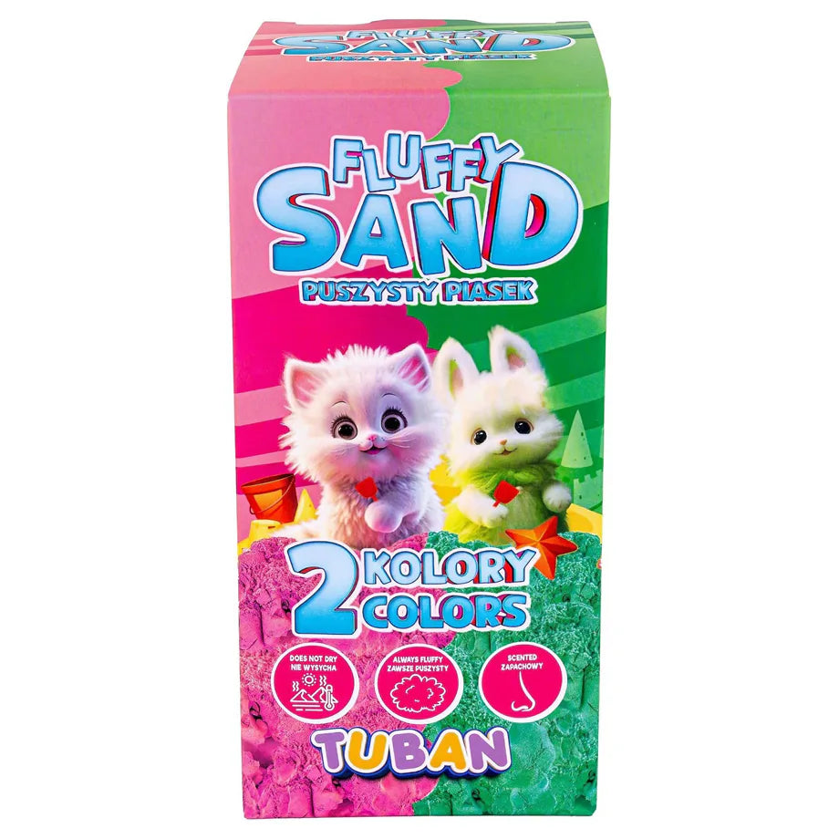 Tuban Fluffy Sand 2-Colors Set (Pink/Green)