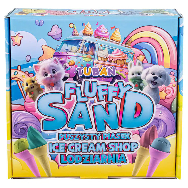 Tuban Fluffy Sand Ice Cream Shop Playset