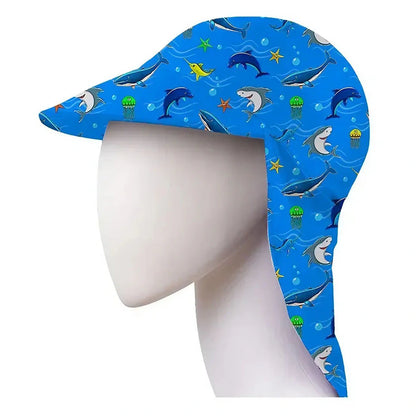Slipstop Olympos Junior Sun Hat for Boys (Blue)