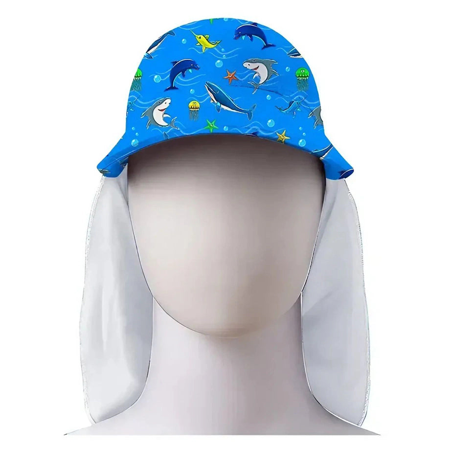 Slipstop Olympos Junior Sun Hat for Boys (Blue)