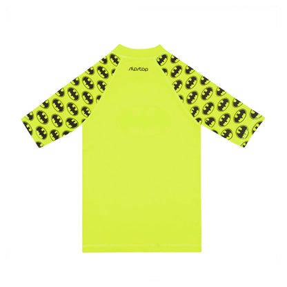 Slipstop Gotham Junior Rashguard for Boys (Neon Yellow)