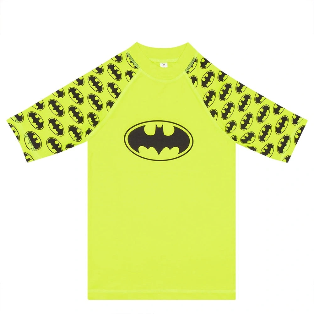 Slipstop Gotham Junior Rashguard for Boys (Neon Yellow)