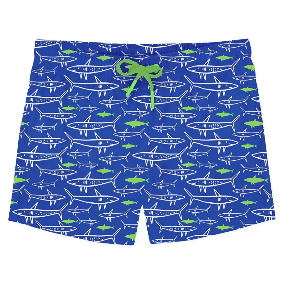 Slipstop Jaws Junior Swim Shorts for Boys (Blue)