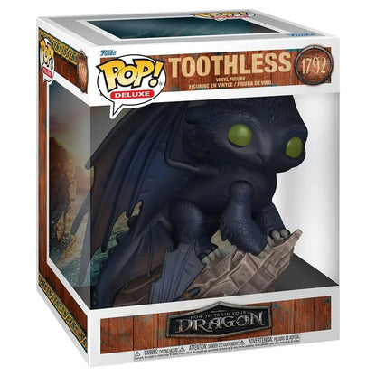 Funko POP! Deluxe- How to Train Your Dragon: Toothless Vinyl Figure (16.4 cm)