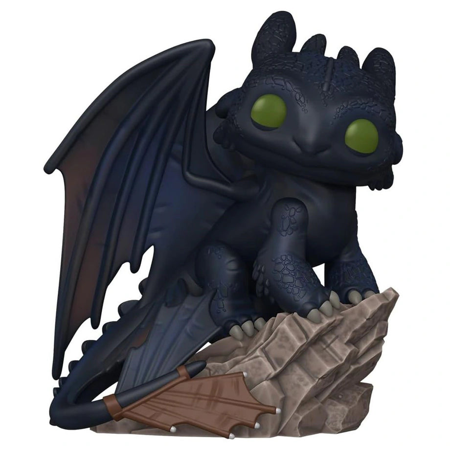Funko POP! Deluxe- How to Train Your Dragon: Toothless Vinyl Figure (16.4 cm)