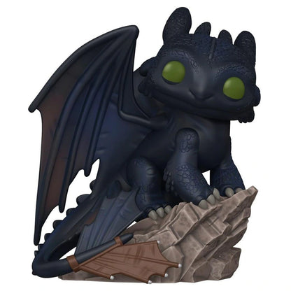 Funko POP! Deluxe- How to Train Your Dragon: Toothless Vinyl Figure (16.4 cm)