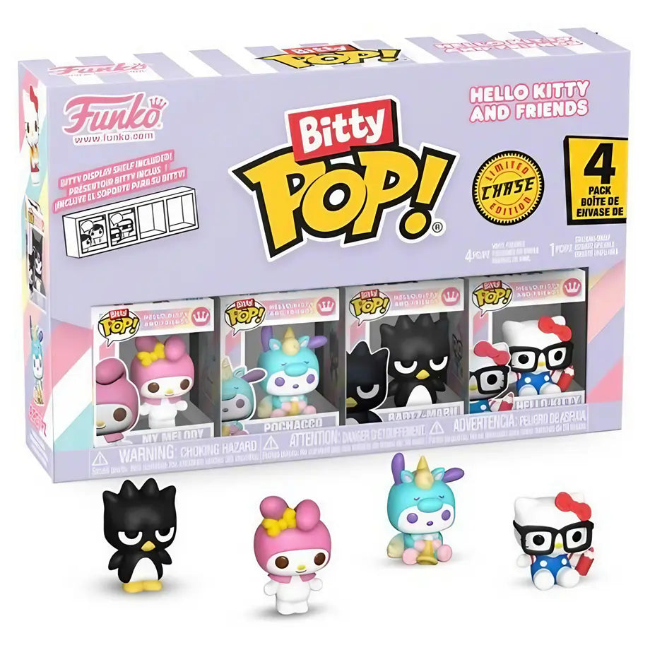Funko Bitty POP! Sanrio Hello Kitty and Friends  4-Pack (Series 4) (2.3 cm)( Assorted)