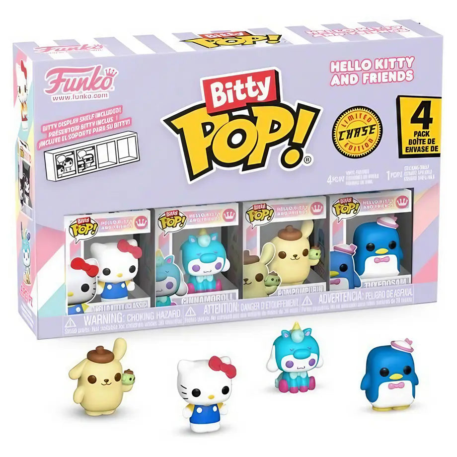Funko Bitty POP! Sanrio Hello Kitty and Friends  4-Pack (Series 1) (2.3 cm)( Assorted)