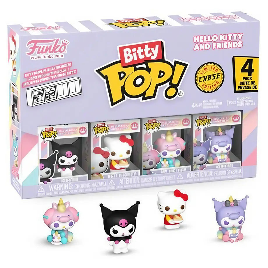 Funko Bitty POP! Sanrio Hello Kitty and Friends 4-Pack ( Series 3) (2.3 cm)( Assorted)