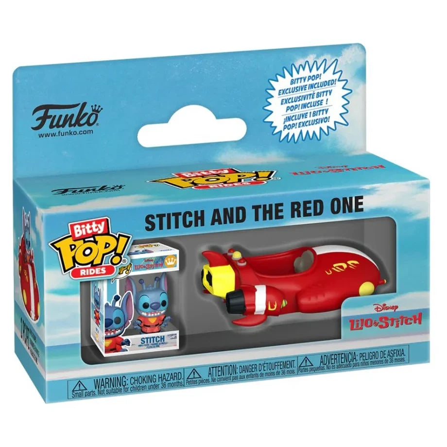 Funko Bitty POP! Rides Disney Lilo & Stitch Stitch and The Red One Vinyl Figures