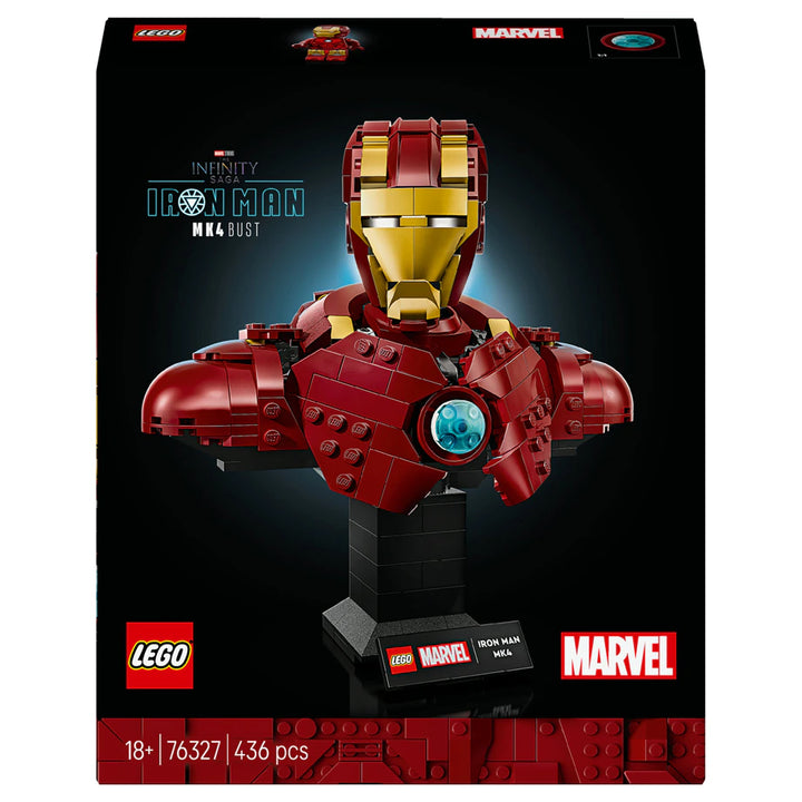 LEGO Marvel Iron Man Mk4 Bust Building Set (436 Pieces)