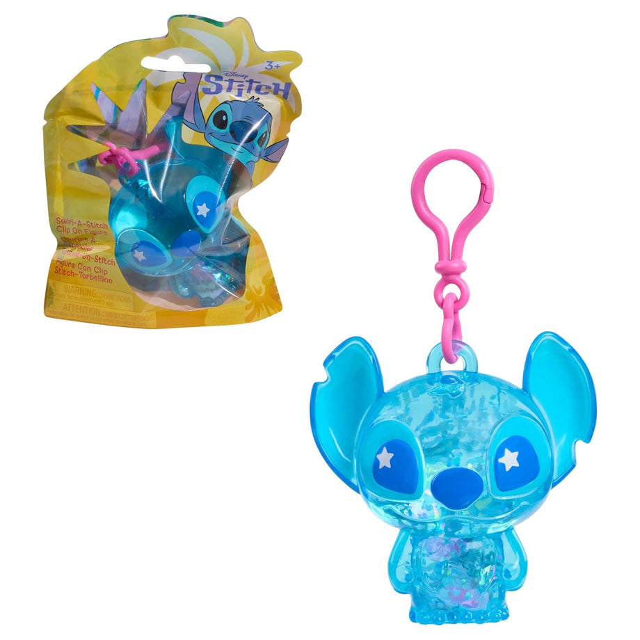 Disney Stitch Swirl-a-Stitch Clip On Figure Keychain