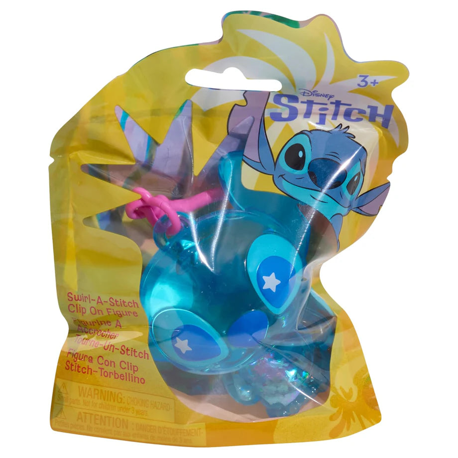 Disney Stitch Swirl-a-Stitch Clip On Figure Keychain