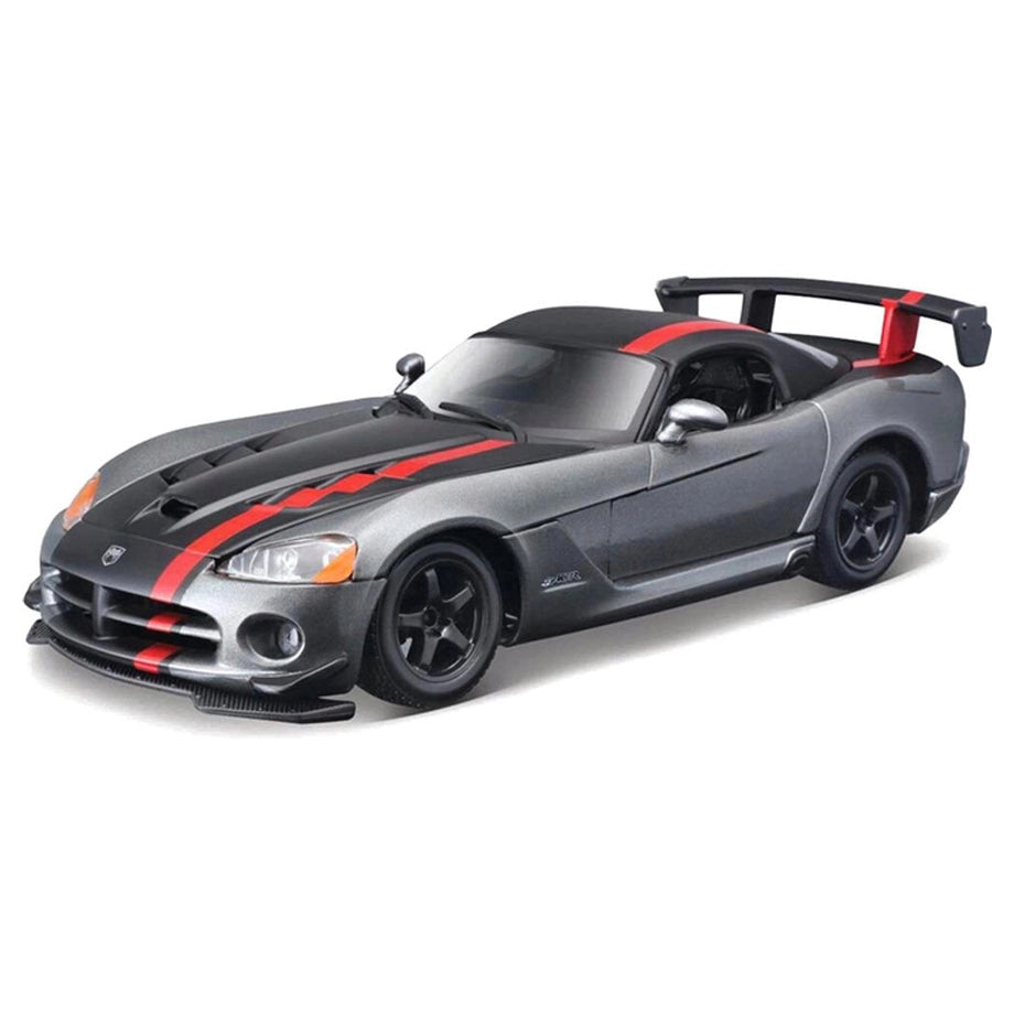 Bburago Dodge Viper SRT 10 ACR Die-cast Car (1:24, Grey/Red)