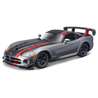 Bburago Dodge Viper SRT 10 ACR Die-cast Car (1:24, Grey/Red)