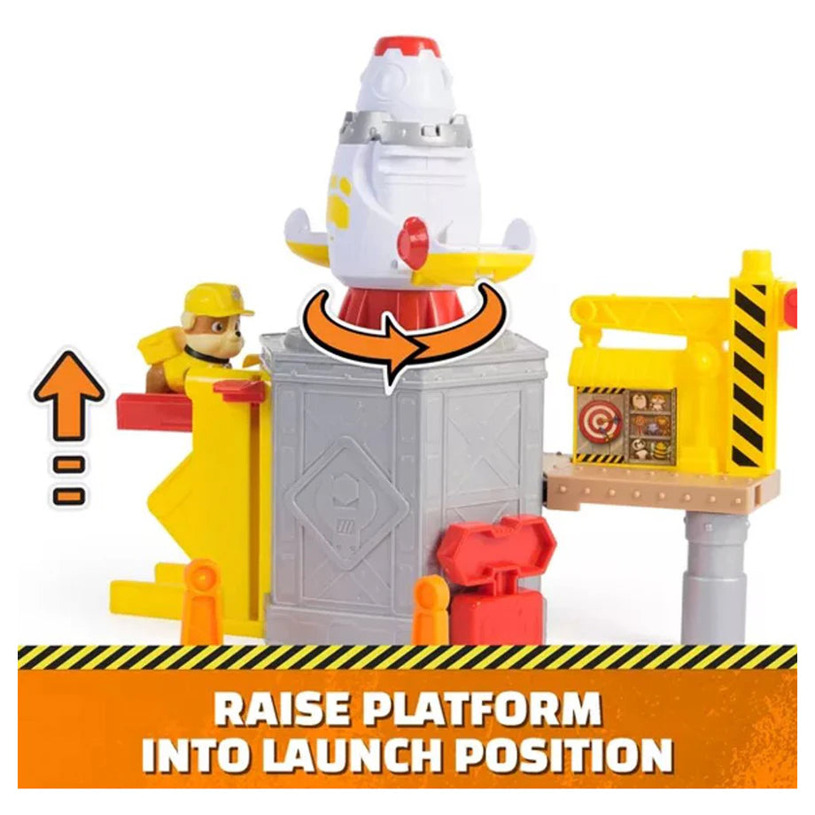PAW Patrol Rubble & Crew Launch ‘N’ Spin Spaceship Playset