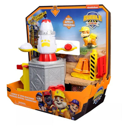 PAW Patrol Rubble & Crew Launch ‘N’ Spin Spaceship Playset