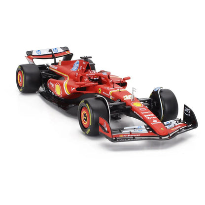 Bburago F1 Grand Prix 2024 Ferrari Charles Leclerc Die-Cast Car (Red/Black)