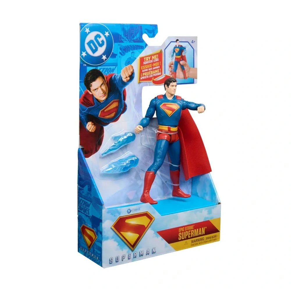 DC Superman Epic Strike Action Figure Pack (15.24 cm, Assorted)