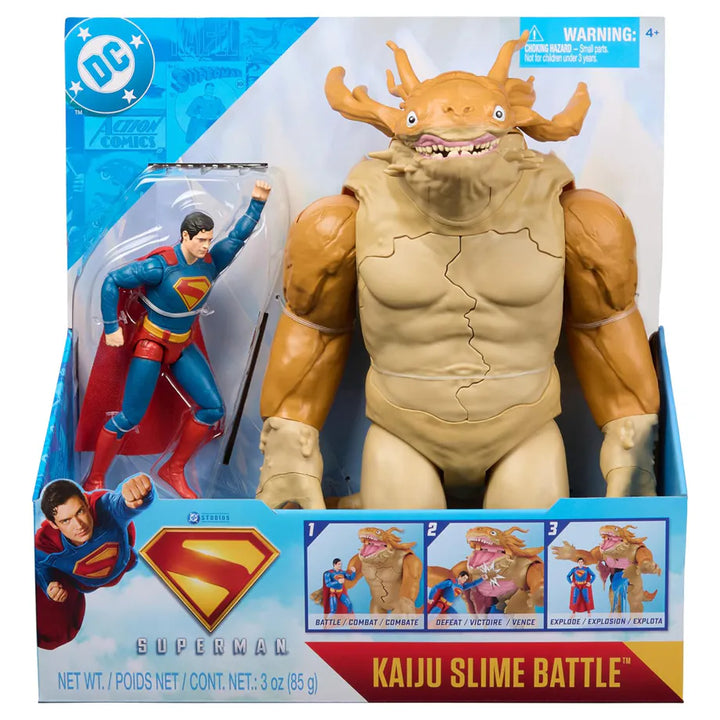 DC Superman Kaiju Slime Battle Action Figure Playset