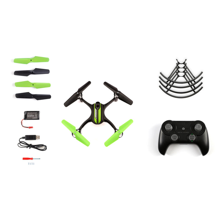 Sky Viper Fury Stunt R/C Drone (Black/Green)