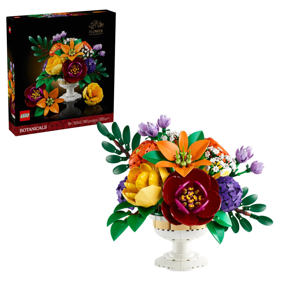 LEGO Botanicals Flower Arrangement Building Set Floral Home Décor (1,161 Pieces)