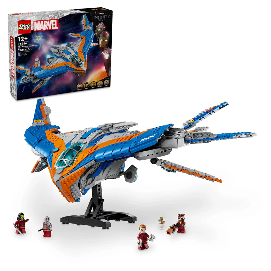 LEGO Marvel Guardians Of The Galaxy The Milano Building Toy Set (2,090 Pieces)
