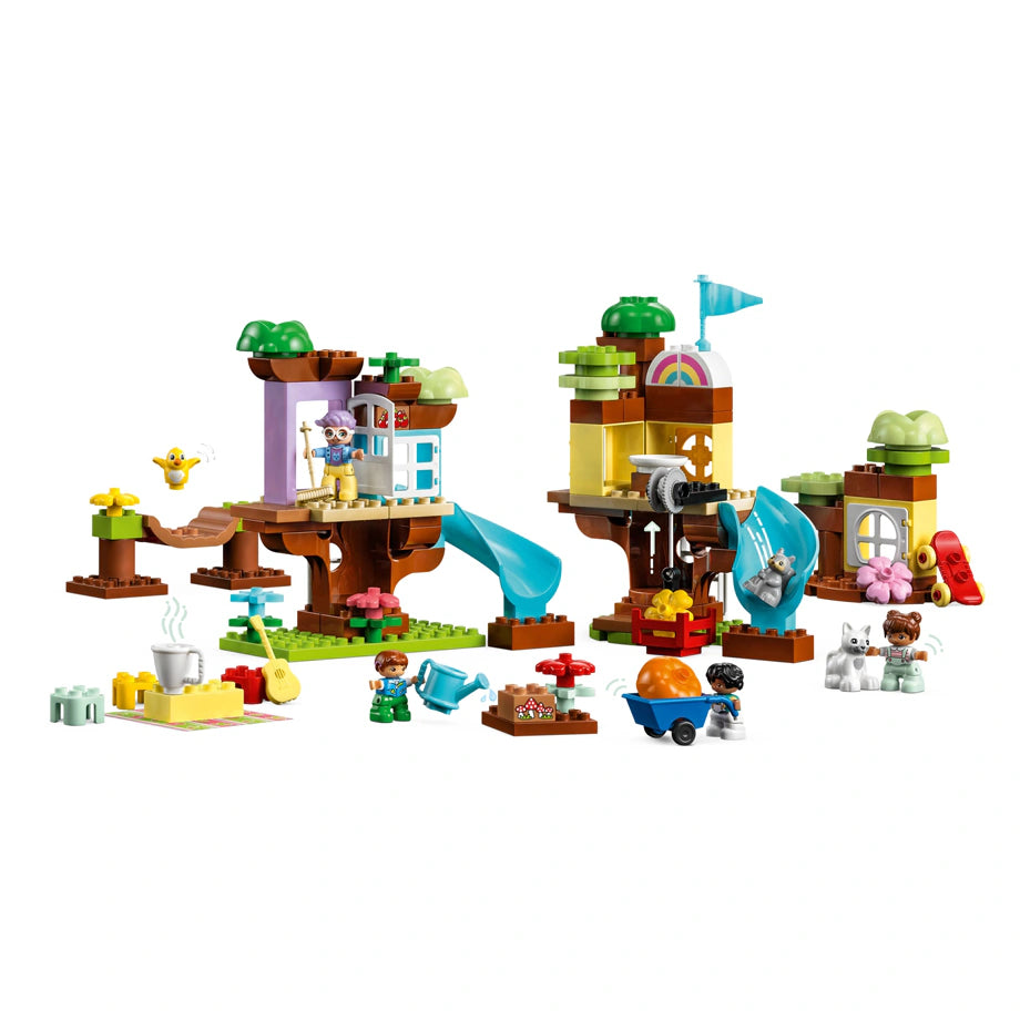 LEGO Duplo 3-In-1 Tree House Building Toy Set (126 Pieces)