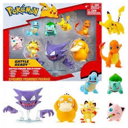Pokemon Battle Figure Multi 8 Pack