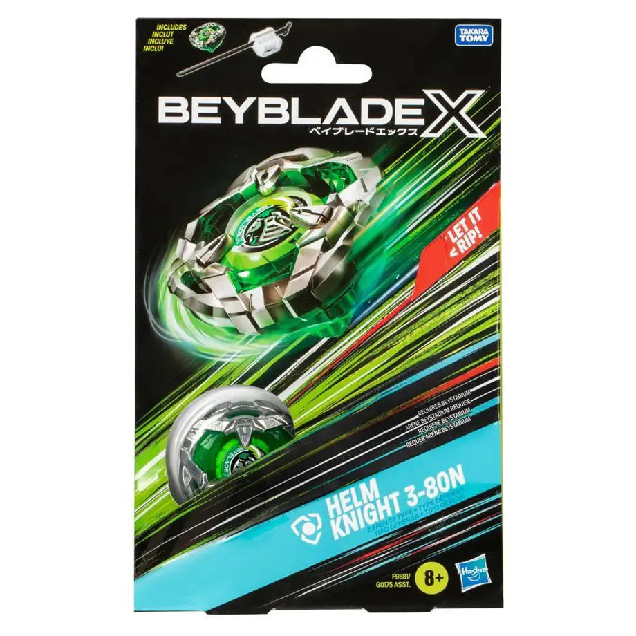 Beyblade X Helm Knight 3-80N Launcher Set