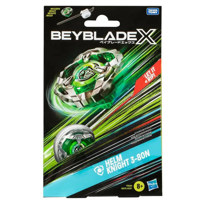 Beyblade X Helm Knight 3-80N Launcher Set
