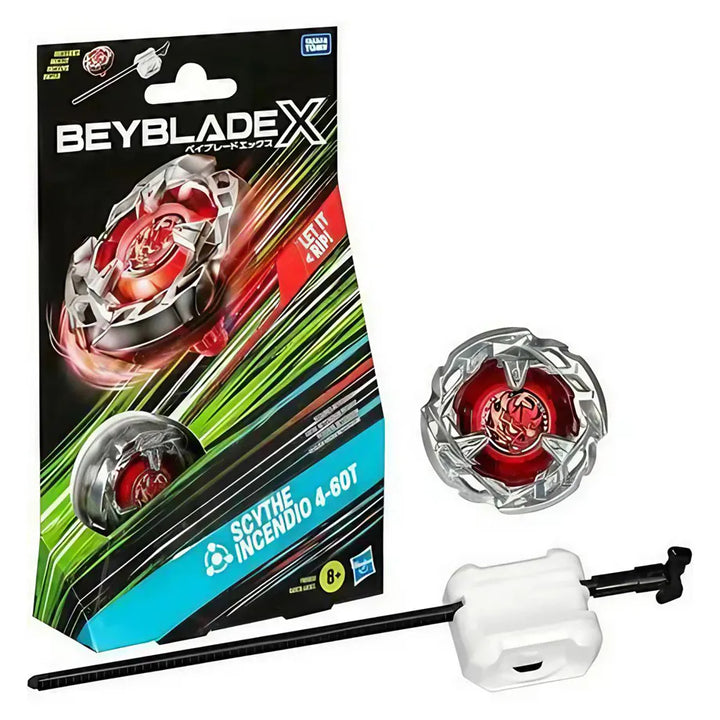 Beyblade X Scythe Incendio 4-60T Launcher Set