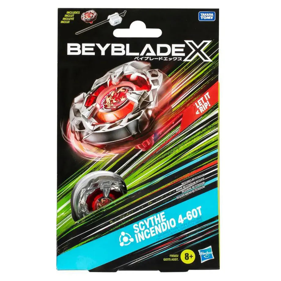Beyblade X Scythe Incendio 4-60T Launcher Set