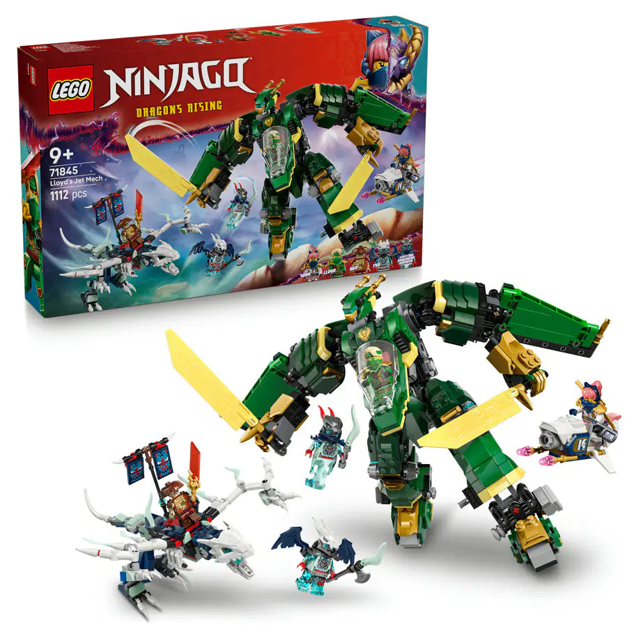 LEGO Ninjago Lloyd’S Jet Mech Ninja Building Set (1,112 Pieces)