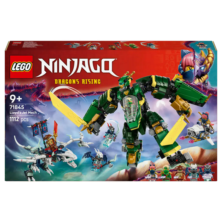LEGO Ninjago Lloyd’S Jet Mech Ninja Building Set (1,112 Pieces)