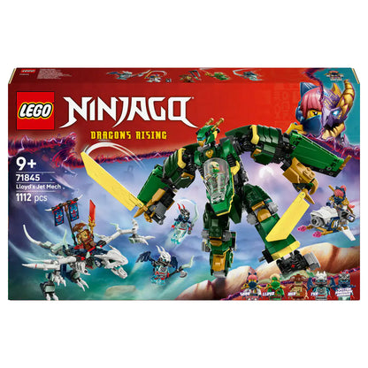 LEGO Ninjago Lloyd’S Jet Mech Ninja Building Set (1,112 Pieces)