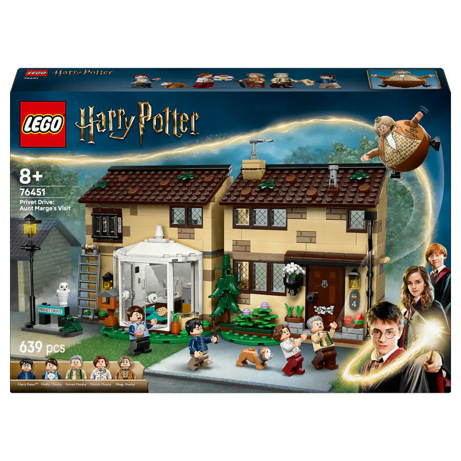 LEGO Harry Potter Privet Drive: Aunt Marge’S Visit Building Set (639 Pieces)
