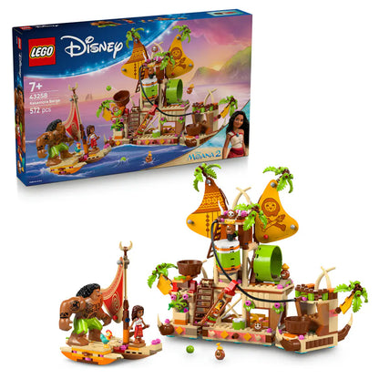 LEGO Disney Moana 2 Kakamora Barge Building Set (572 Pieces)