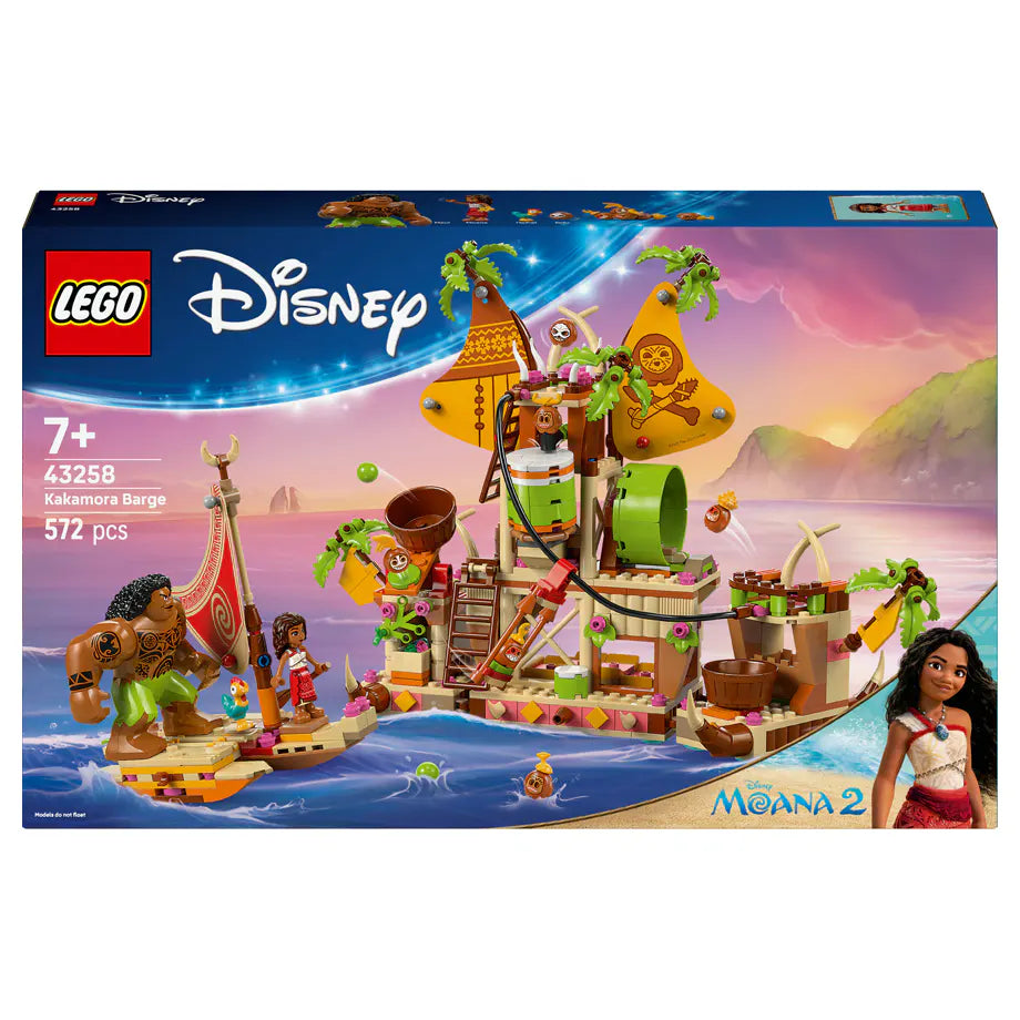LEGO Disney Moana 2 Kakamora Barge Building Set (572 Pieces)