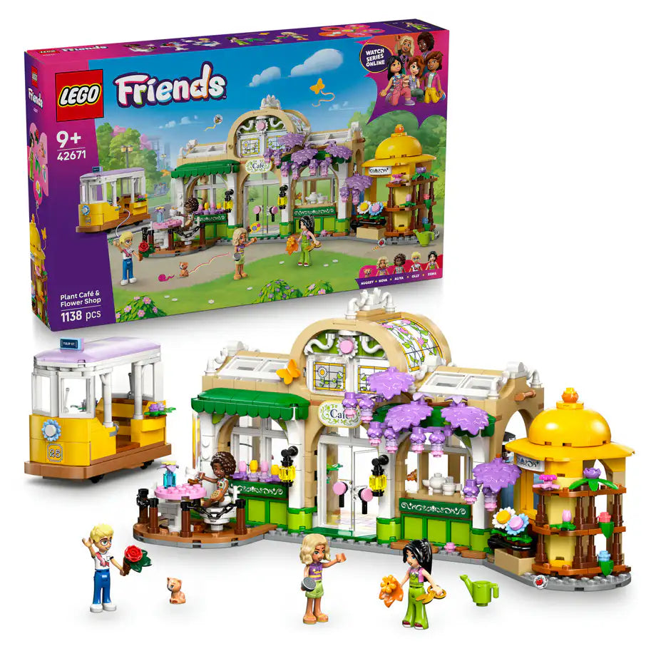 LEGO Friends Plant Café & Flower Shop Building Set (1,138 Pieces)