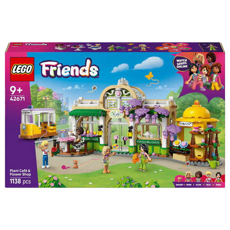 LEGO Friends Plant Café & Flower Shop Building Set (1,138 Pieces)