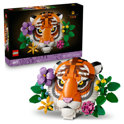 LEGO Art The Fauna Collection Tiger Building Set (744 Pieces)