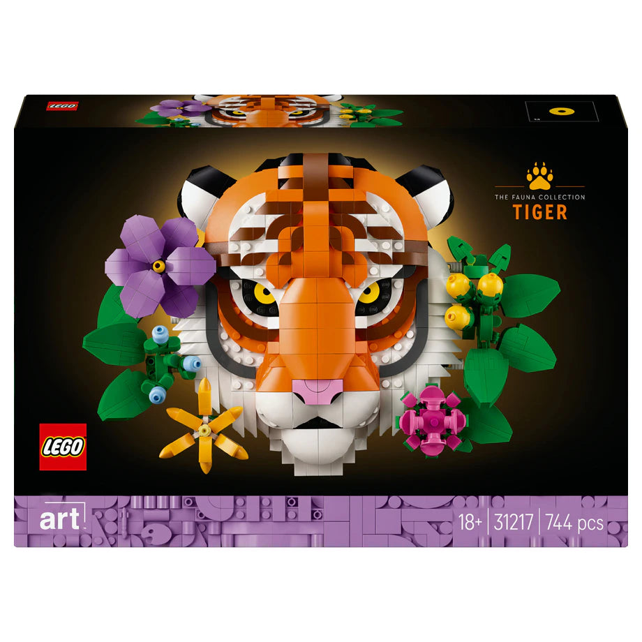 LEGO Art The Fauna Collection Tiger Building Set (744 Pieces)