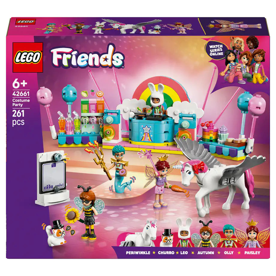 LEGO Friends Costume Party With Unicorn & Fairy Building Set (261 Pieces)